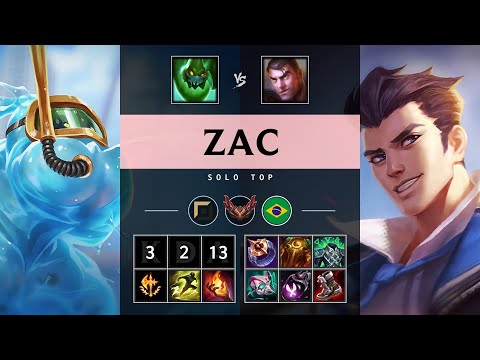 Zac Top vs Jayce - BR Grandmaster Patch 25.08