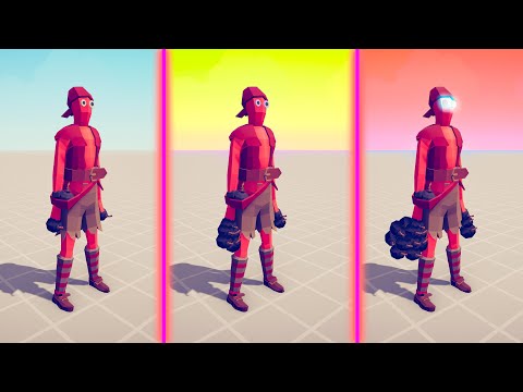 EVOLUTION OF SUPER BOMB THROWER - Totally Accurate Battle Simulator TABS