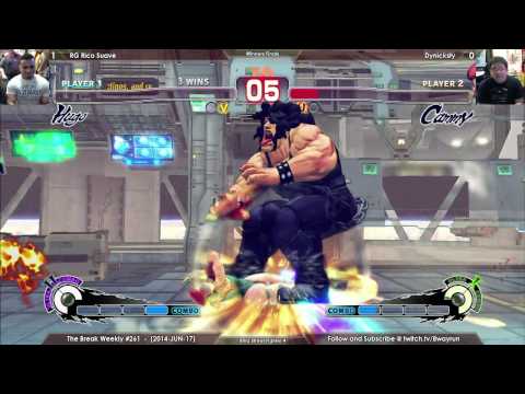 The Break #261   USF4 WF   RG Rico Suave VS Dynicksty