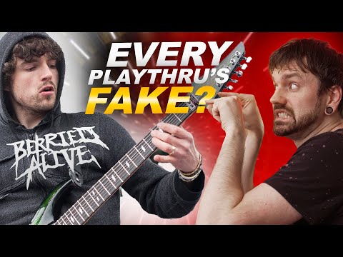 I find out if Berried Alive raw guitar clips are fake