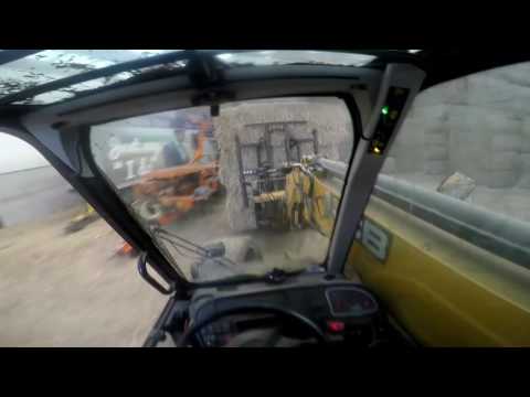 Loading A Straw Lorry, JCB 535.95, Burden Bros