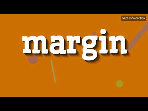 MARGIN - HOW TO PRONOUNCE IT!?