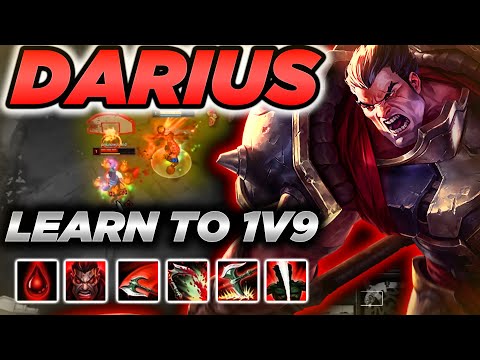 Darius Gameplay Guide - How to Carry as Darius - INFORMATIVE COMMENTARY
