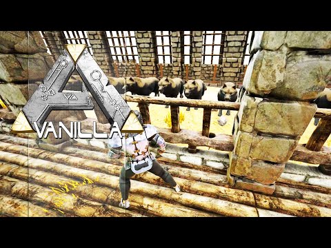 ARK VANILLA T2EP35  - Casinha de Lobos & Filhote de Compy!