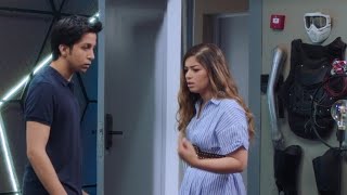 اضحك مع ليلي زاهر وهي بترخم علي هشام جمال من مسلسل في بيتنا روبوت