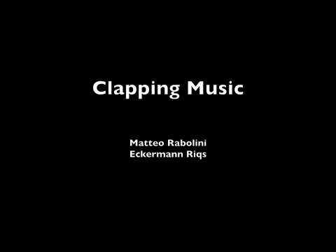 Clapping music   Steve Reich on Two Eckermann Riqq
