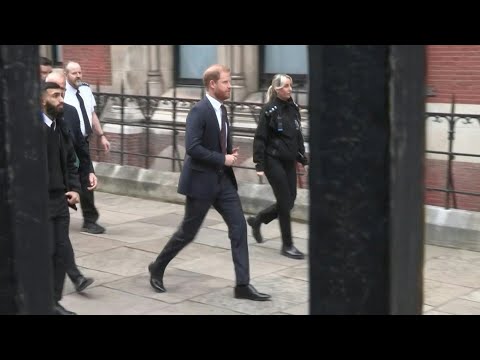 Prince Harry arrives at court on second day of challenging UK security downgrade | AFP