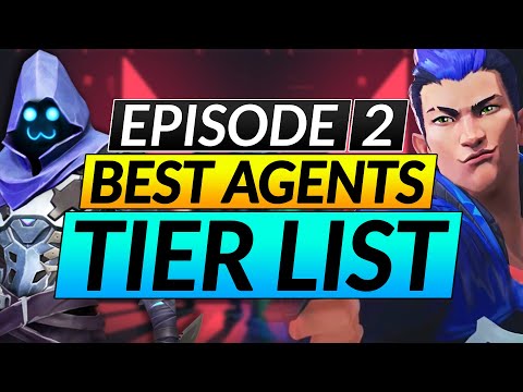 BEST AGENTS of the NEW Episode 2 Update - TIER LIST for Patch 2.0 - Valorant Guide