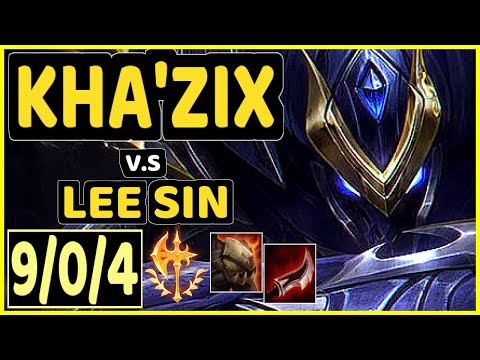 HY0G4 (KHA'ZIX) vs LEE SIN - 9/0/4 KDA JUNGLE CHALLENGER GAMEPLAY - BR