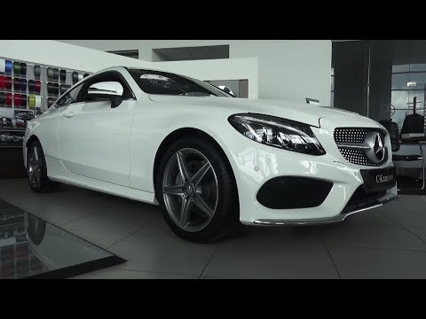 2017 Mercedes-Benz C180 Coupe Sport. Start Up, Engine, and In Depth Tour.