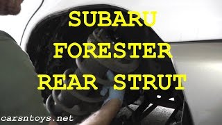 Subaru Forester REAR Shock (Strut) Replacement with Basic Hand Tools