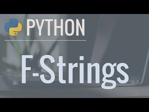 Python Quick Tip: F-Strings - How to Use Them and Advanced String Formatting Video