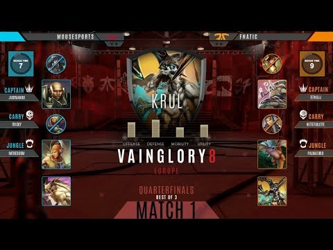 Mousesports vs Fnatic Game 1 | Vainglory 8 EU Autumn 2017 Split 1 Week 1
