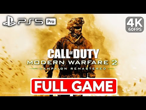 CALL OF DUTY MODERN WARFARE 2 REMASTERED PS5 PRO Gameplay Walkthrough Part 1 FULL GAME [4K 60FPS]