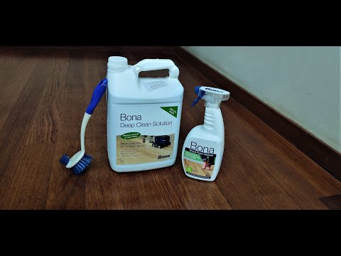 How to Clean Your Wooden Floor Manually using Bona Deep Clean Solution | Bona In India