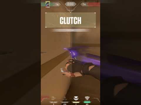 INSANE 1V4 Clutch In Overtime (Valorant) #Shorts