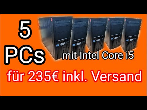 5x i5 Computer für 235€ | Was ich daraus mache | Vorstellung, Zerlegung, Reinigung, Gaming PC