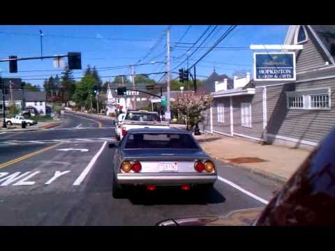 RARE V12 Ferrari 400i driving in Boston!