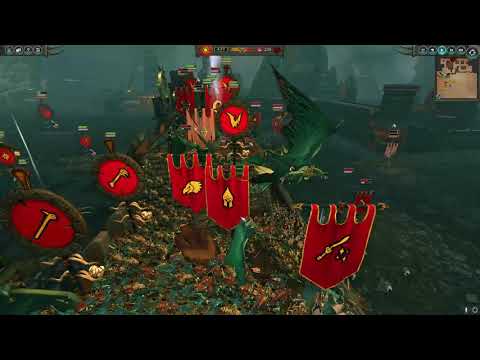 Lizardmen vs High Elf Castle Siege