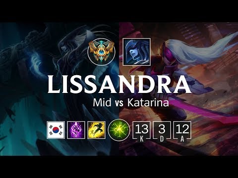 Lissandra Mid vs Katarina - KR Challenger Patch 8.21