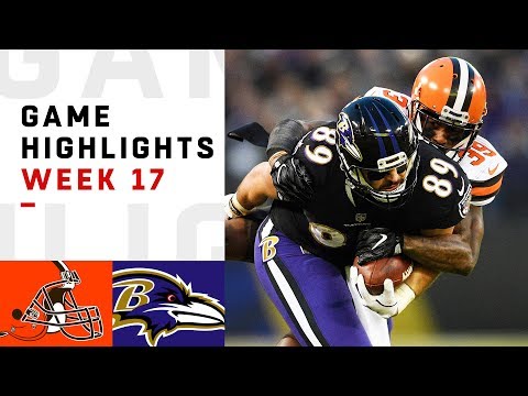 Browns vs. Ravens Week 17 Highlights | NFL 2018