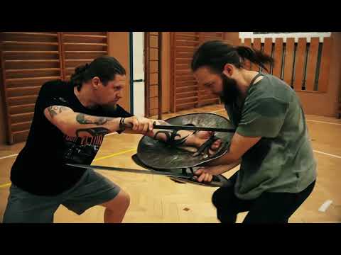 Shield fight techniques - training video