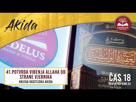 41.Potvrda viđenja Allaha od strane vjernika | Čas 18 Vasitijska akida | dr.Zijad Ljakić