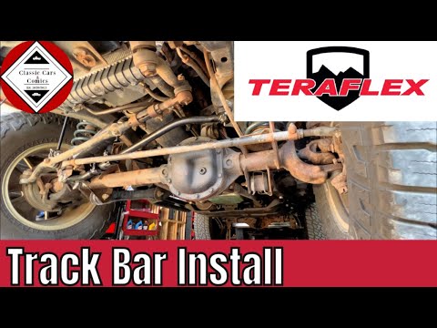 TeraFlex Adjustable Track Bar 1743022 Install, Pt 16 of cheap Jeep #jeepwranglertj #jeepwrangler