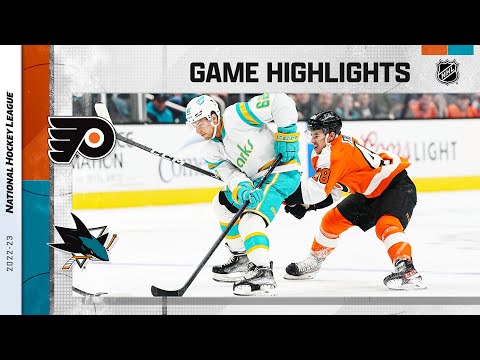 Flyers @ Sharks 12/29 | NHL Highlights 2022