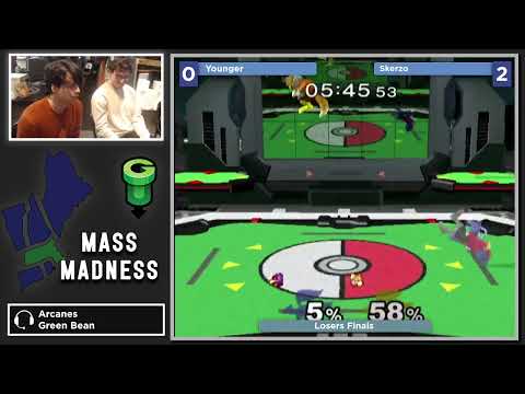 Mass Madness 44 SSBM - Younger (Falco) vs. Skerzo (Fox) - Melee LF