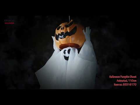 EUROPALMS Halloween K?rbisgeist, animiert, 110cm