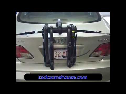 Saris Bones Black 2 Bike 805BL Car Trunk Mount Bicycle Racks
