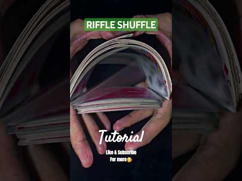 Riffle Shuffle.👁🤯❣ #choomantar #tashmagictricks #cardistry #cards