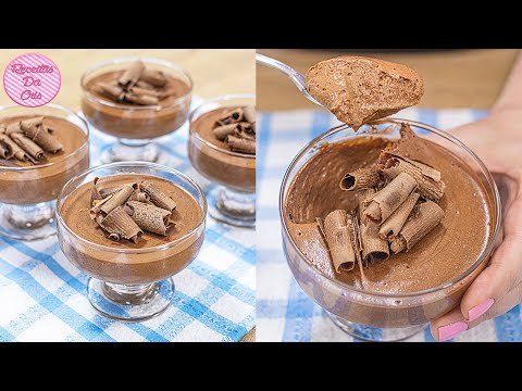 O VERDADEIRO MOUSSE DE CHOCOLATE  | FÁCIL E RÁPIDO | RECEITAS DA CRIS