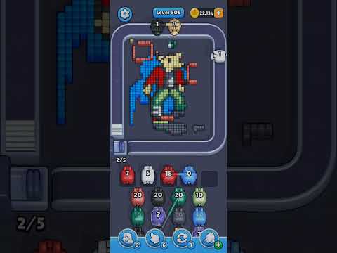 Pixel Flow Level 808 Walkthrough