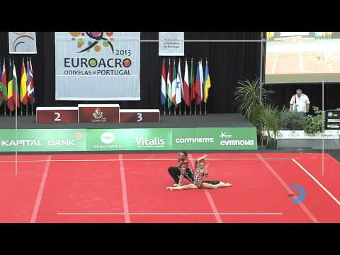 Marina CHERNOVA - Revaz GURGENIDZE (Russia) - Euroacro 2013