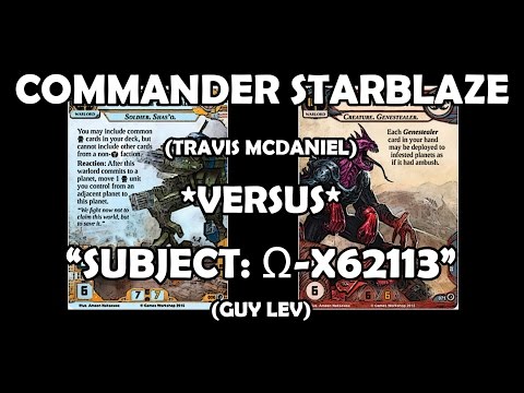 Commander Starblaze versus "Subject: Ω-X62113" (Proxy) - Warhammer 40,000: Conquest