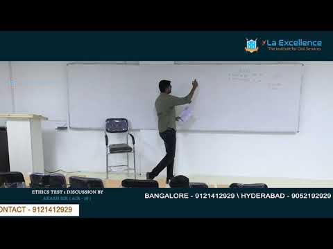 Ehics Test 1 Discussion by Dr.Akash Sir(AIR 78) Part 1