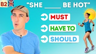 🔥 EXPLAINED! Must v Have To v Should (🔗 FREE pdf Worksheet)