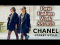 CHANEL Street Style Paris Fashion Week 2024 2025 Best Outfits And Most Stylish Fashionistas