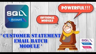 Batch Email Customer Statement