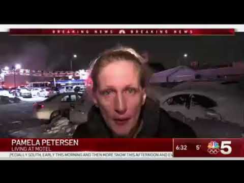 WMAQ-NBC Chicago 02 08 2021 Motel Fire Leyden Township