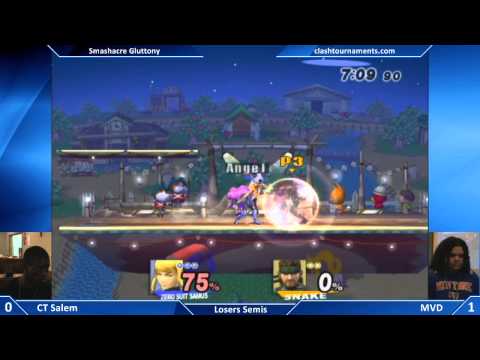 Smashacre Gluttony - CT Salem vs MVD - Losers Semis - SSBB