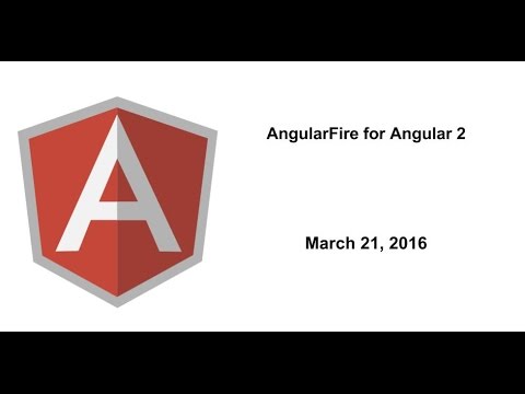 Angularfire For Angular 2