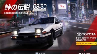 レーシングマスター伝説ae86トレノ使ってみたバランスいいぜチーム戦1位