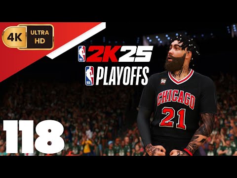 NBA 2K25 =My Career= [PC] (4K) EP118 {Playoffs: East 1st Round} Game 3 {Bulls @ Bucks}