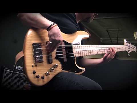 Xotic XJ-1T 5-String - Black Cherry Metallic | Reverb