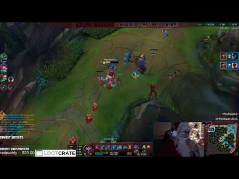 Pink Ward with the quick 2v1 double kill