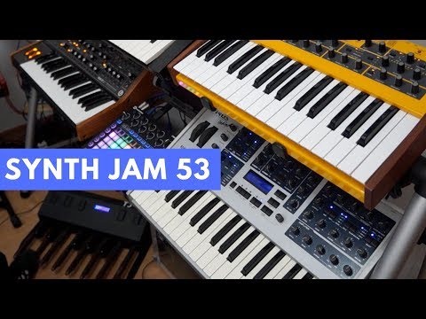 Synth Jam 53: Virus Indigo, Novation Circuit, Moog Sub 37, Mopho, TJ-130 & JP8080
