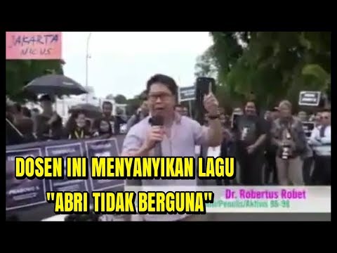 DOSEN INI BERKATA "ABRI TIDAK BERGUNA"